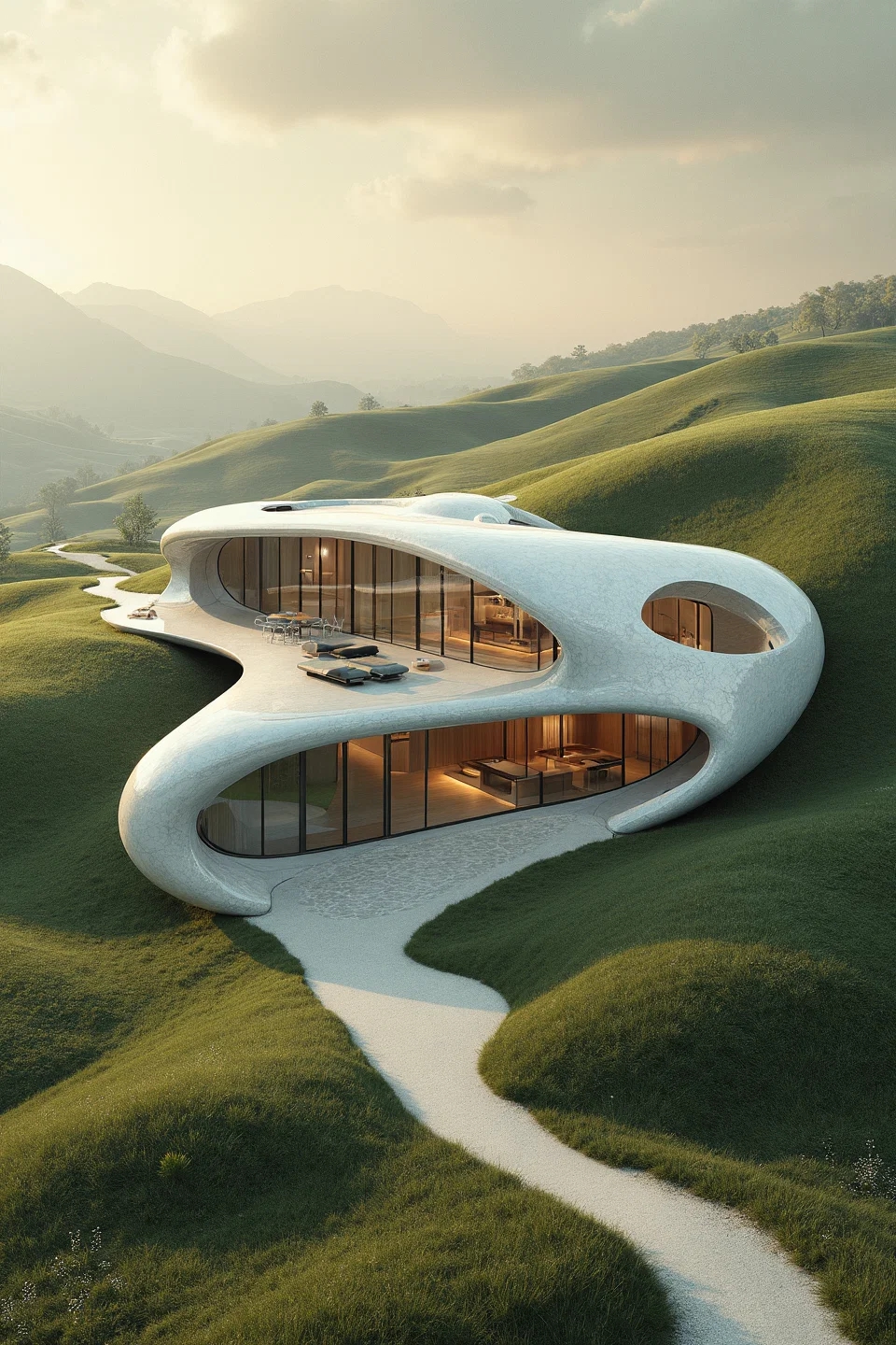 Landscape parametric house concept